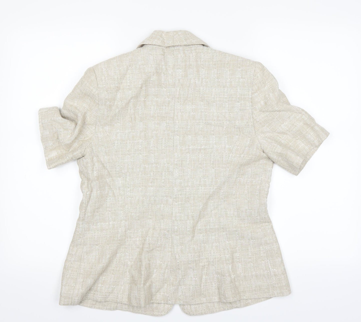 Gray & Osbourn Womens Beige   Jacket Blazer Size 10