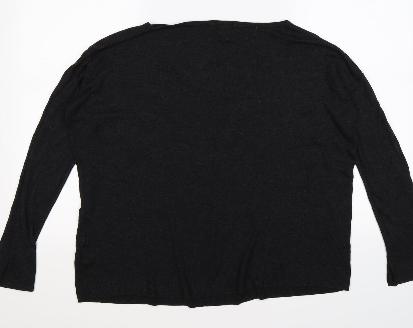H&M Womens Grey  Knit Pullover Jumper Size M