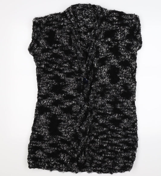 Preworn Womens Grey  Knit Cardigan Jumper One Size