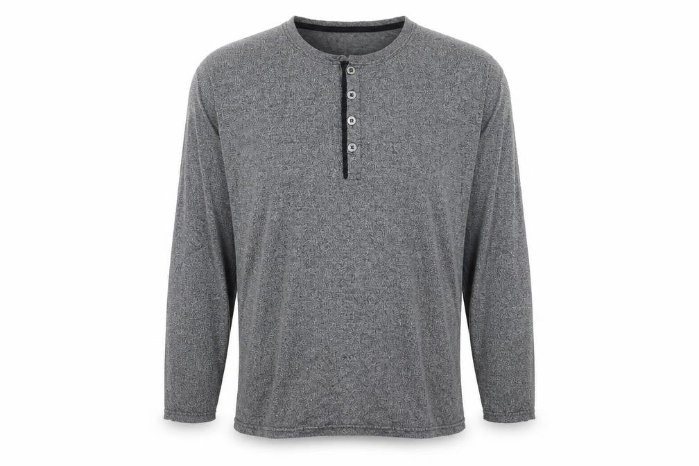 Front view of Preworn men’s grey jumper, size XL