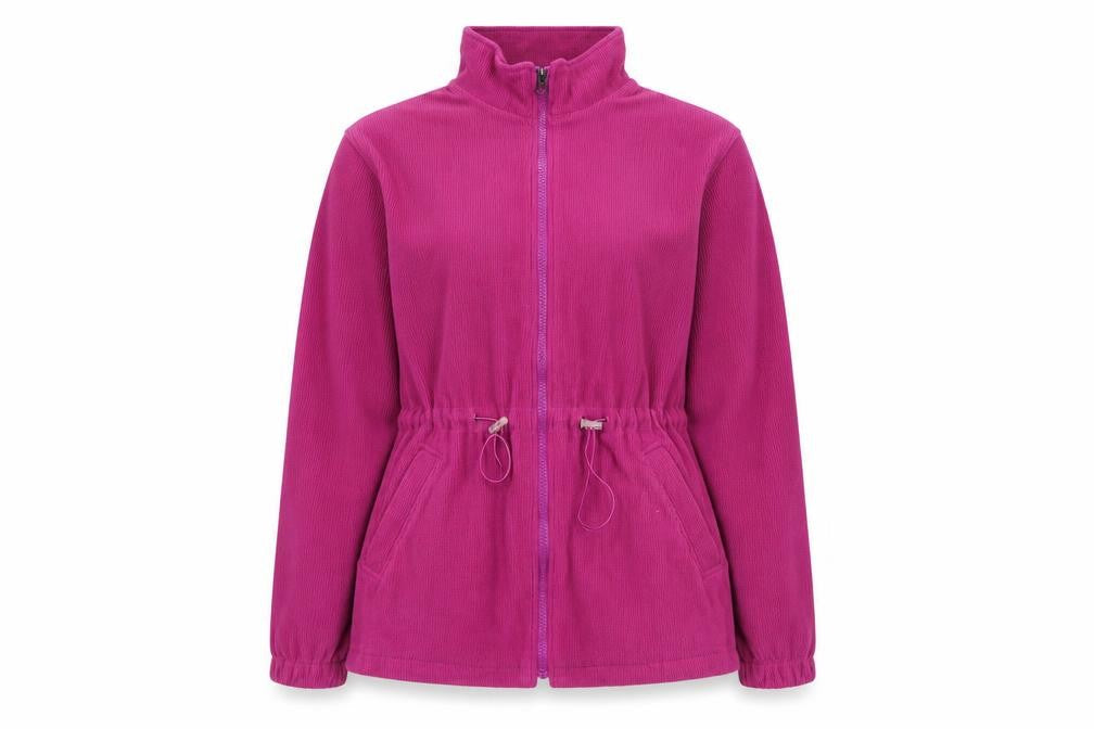Front view of Bonmarché women’s purple jacket, size S