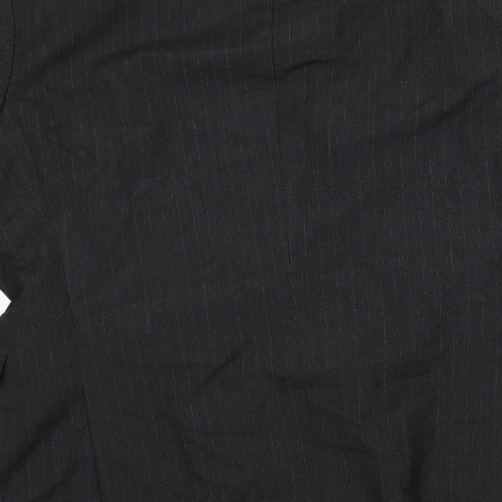 NEXT Mens Grey Striped  Jacket Suit Jacket Size 44