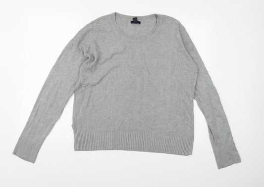 Gap Womens Grey  Knit Pullover Jumper Size L