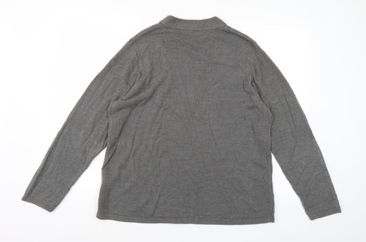 Marks and Spencer Womens Grey  Knit Pullover Jumper Size 18