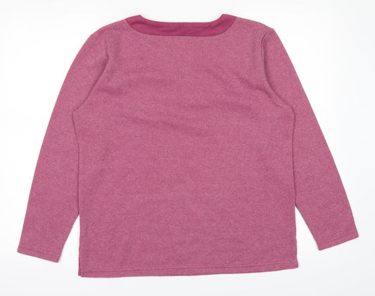 M&Co Womens Pink   Pullover Jumper Size M