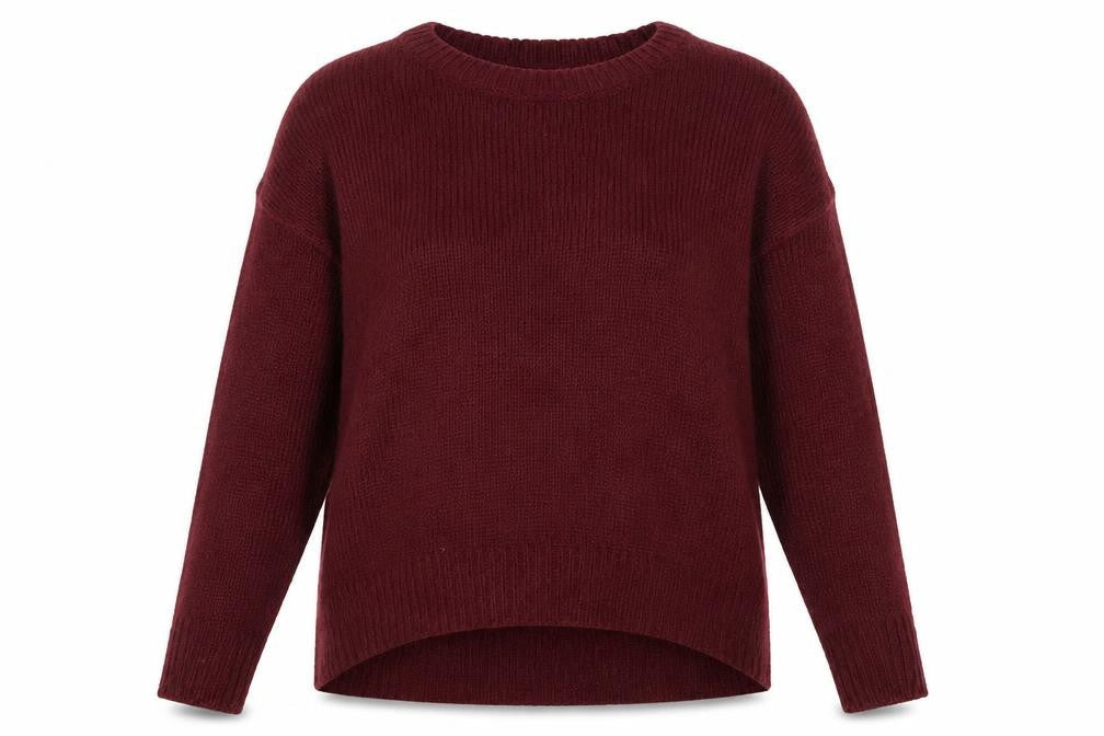 Front view of New Look women’s purple jumper, size S
