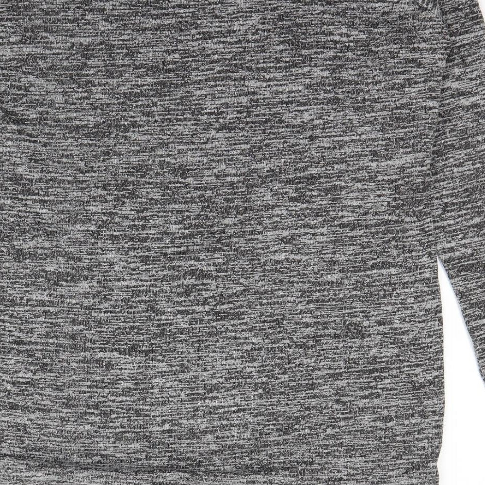 Topshop Womens Black   Pullover Sweatshirt Size 8