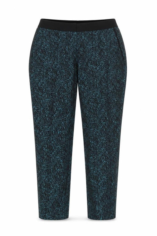 Fenn Wright Manson Womens Black Geometric  Dress Pants Trousers Size 10 L28 in