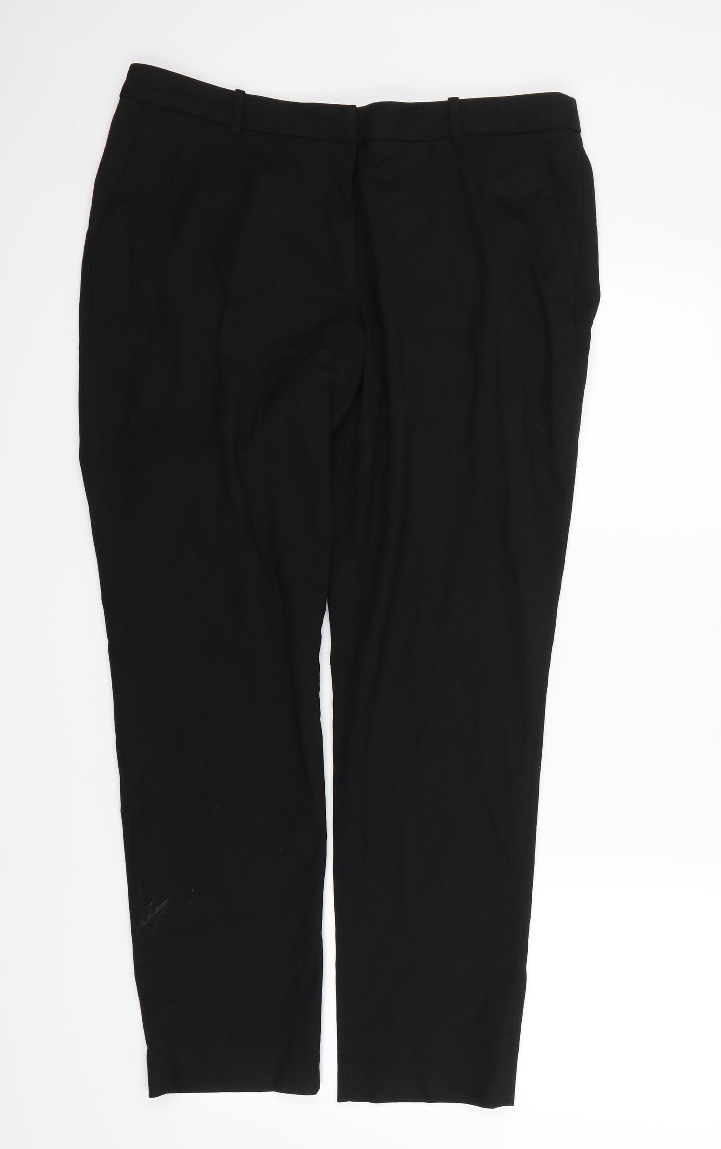 H&M  Womens Black   Dress Pants Trousers Size 12 L28 in