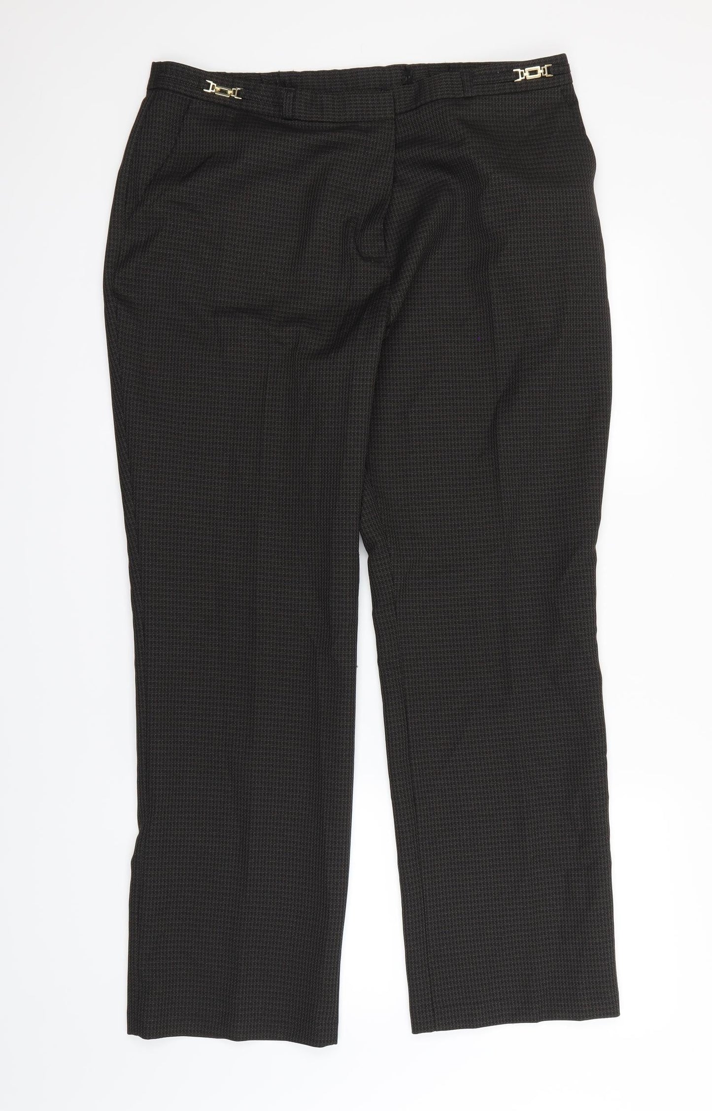 Classic  Womens Brown   Dress Pants Trousers Size 16 L28 in