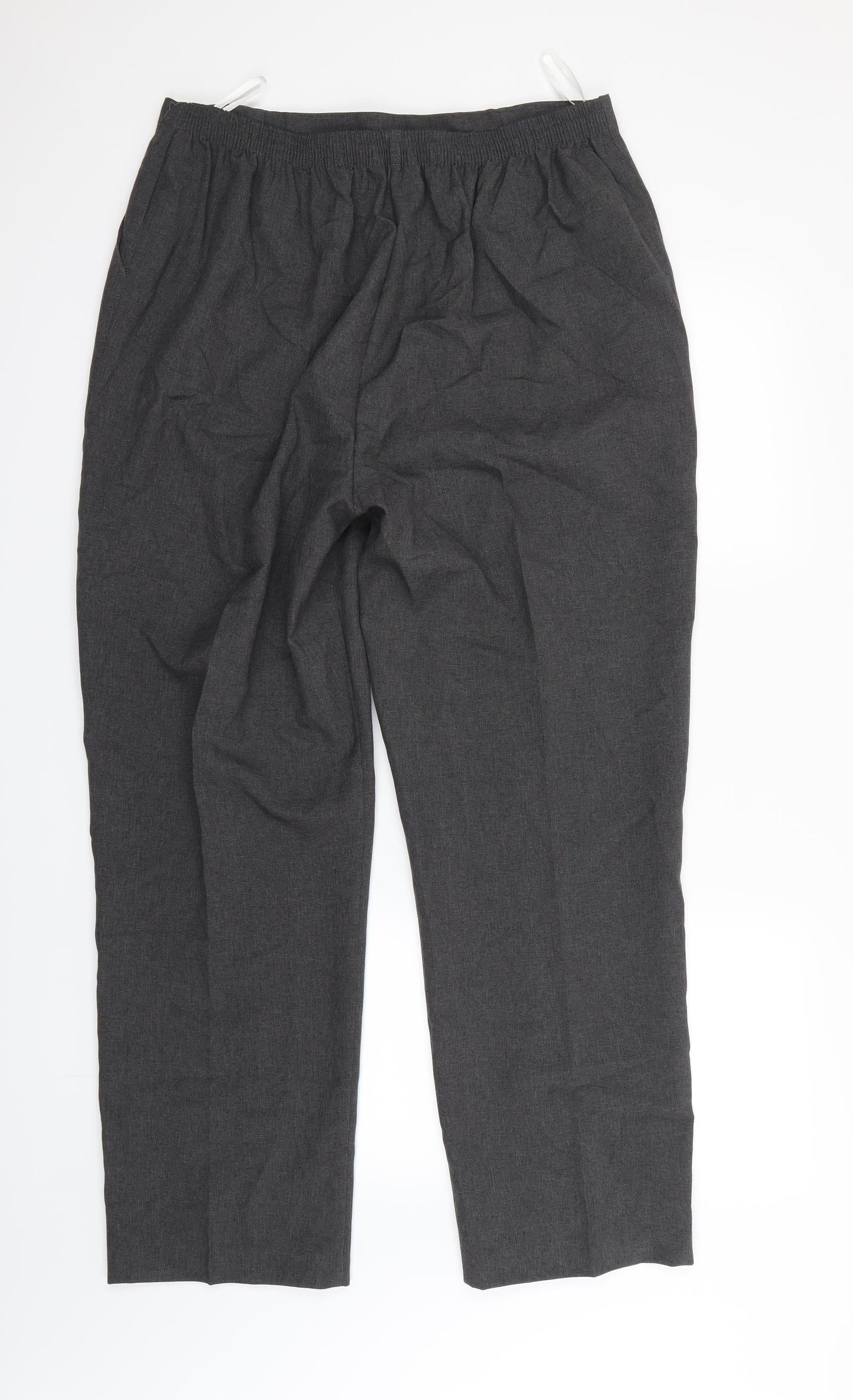 Sarah Hamilton Womens Grey   Dress Pants Trousers Size 20 L27 in