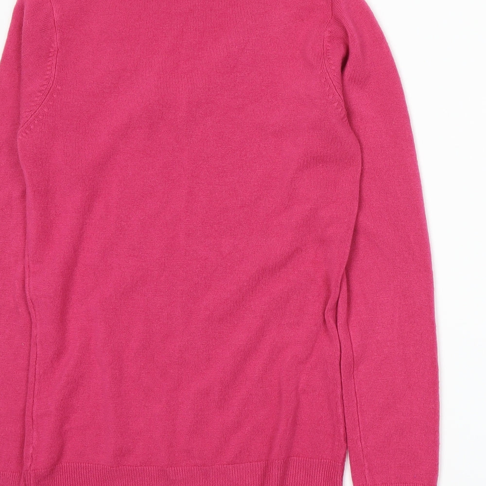 TU Womens Purple  Knit Pullover Jumper Size 8