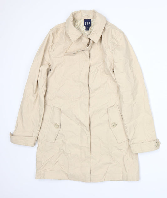 Gap Womens Beige   Overcoat Jacket Size S