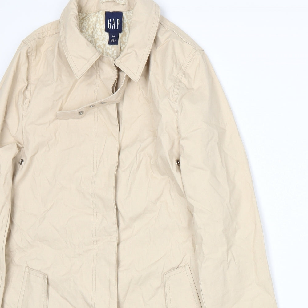 Gap Womens Beige   Overcoat Jacket Size S