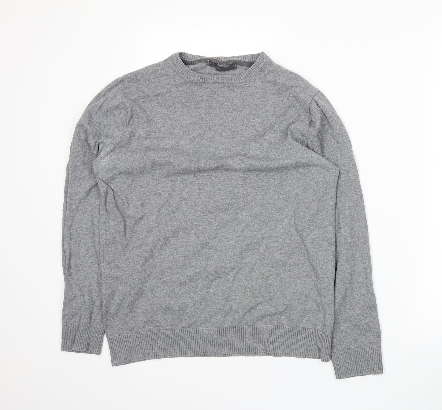 Cedar Wood State Mens Grey  Knit Pullover Jumper Size M