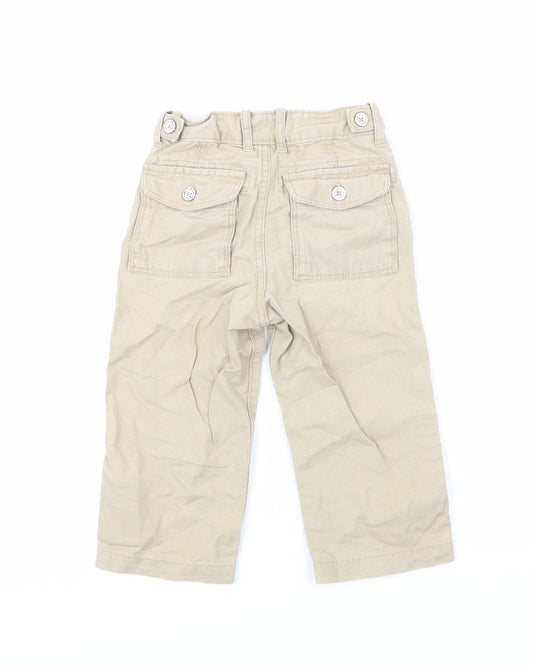 Gap Boys Beige   Cargo Trousers Size 2 Years