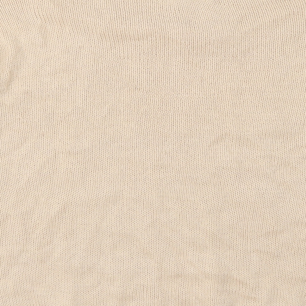 Studio Womens Beige  Knit Pullover Jumper Size 12
