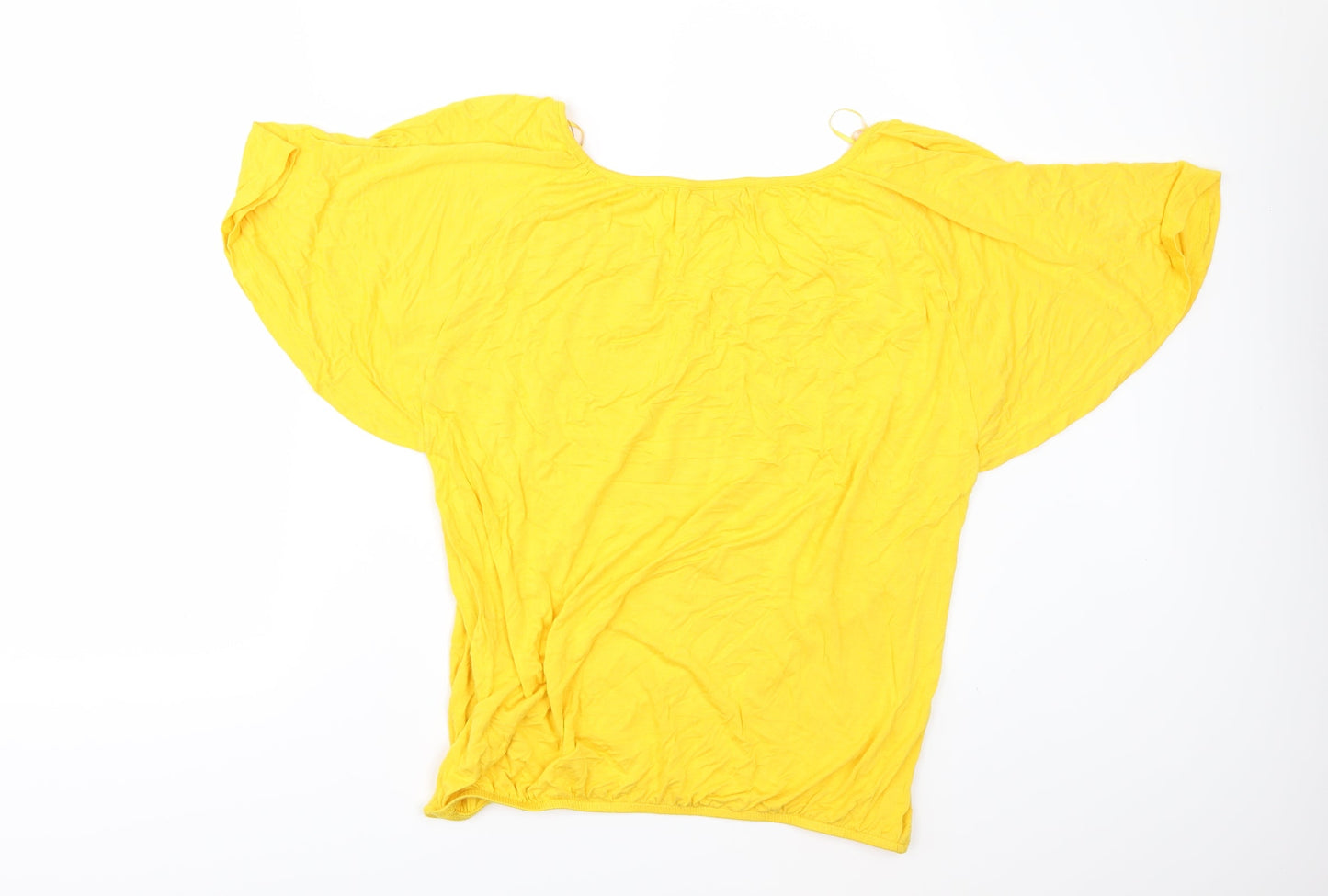 C&A Womens Yellow   Tunic Blouse Size M