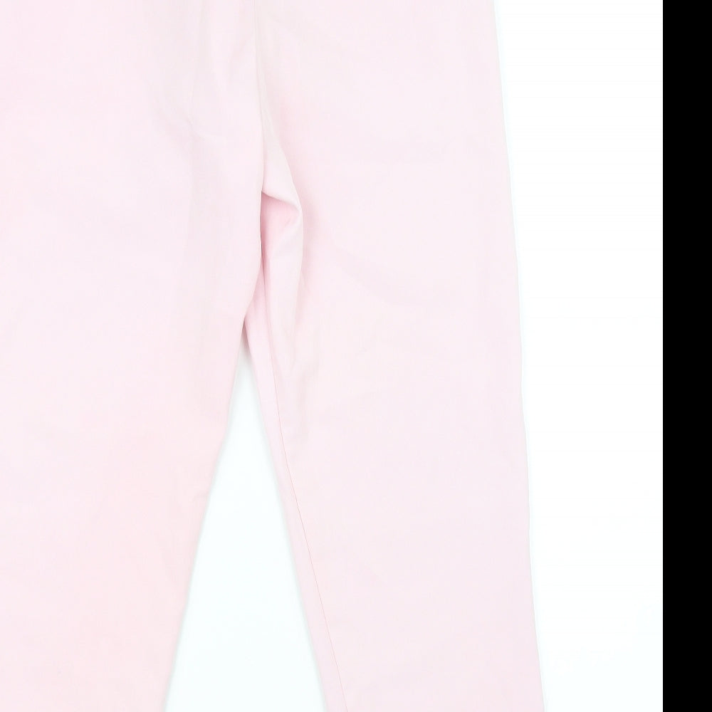 rebellious Womens Pink   Trousers  Size 8 L26 in