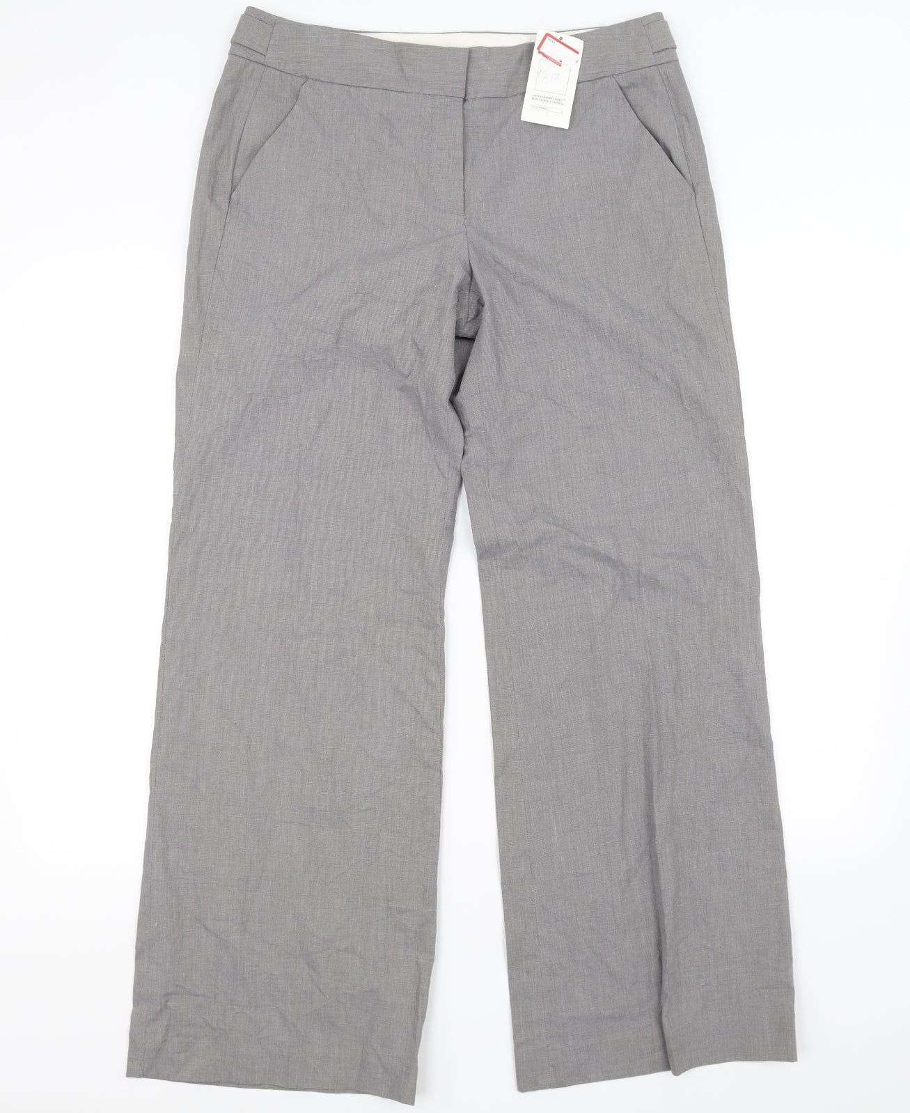 Marks and Spencer Womens Grey   Trousers  Size 12 L30 in