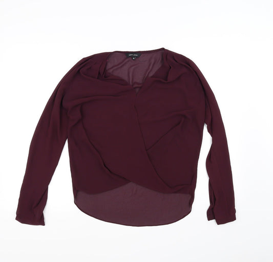 New Look Womens Purple   Basic Blouse Size 10