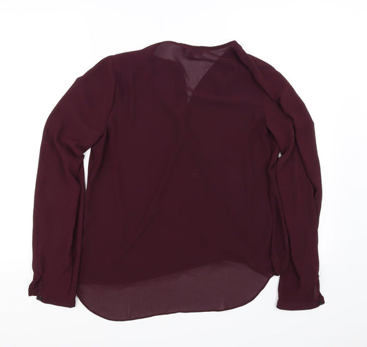 New Look Womens Purple   Basic Blouse Size 10