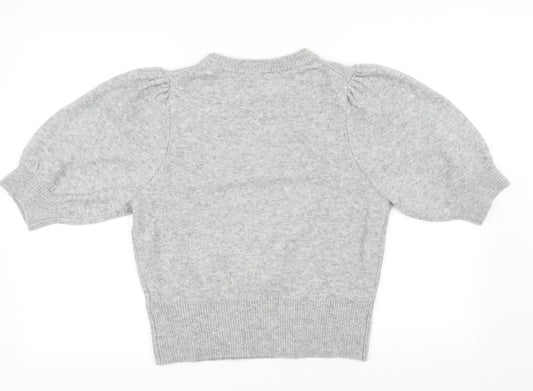 H&M Womens Grey   Pullover Jumper Size M