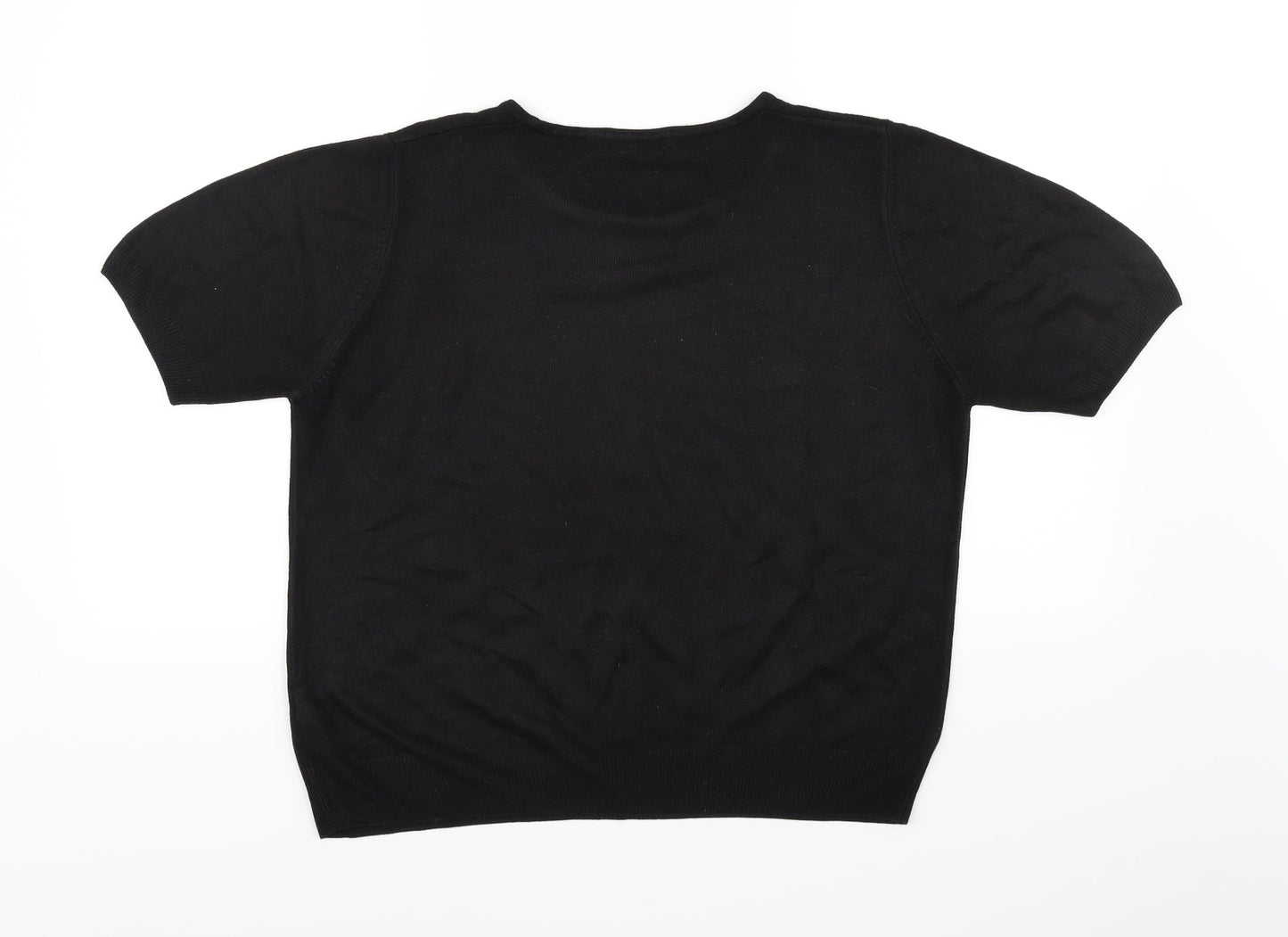 Marks and Spencer Womens Black    T-Shirt Size 16
