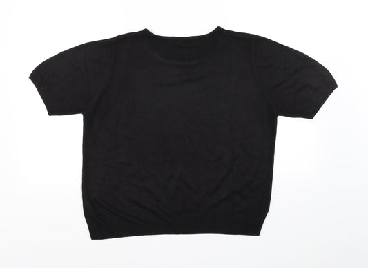 Marks and Spencer Womens Black    T-Shirt Size 16