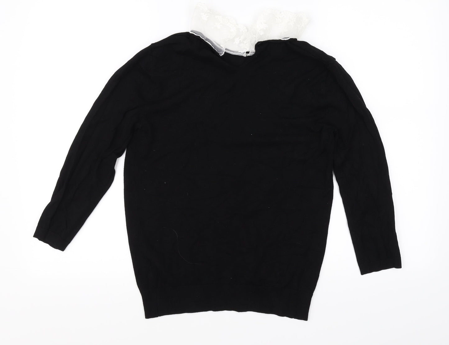 Papaya Womens Black   Pullover Jumper Size 10
