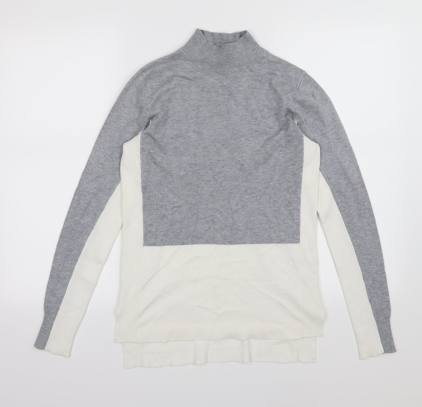 Papaya Womens Grey  Knit Pullover Jumper Size 12