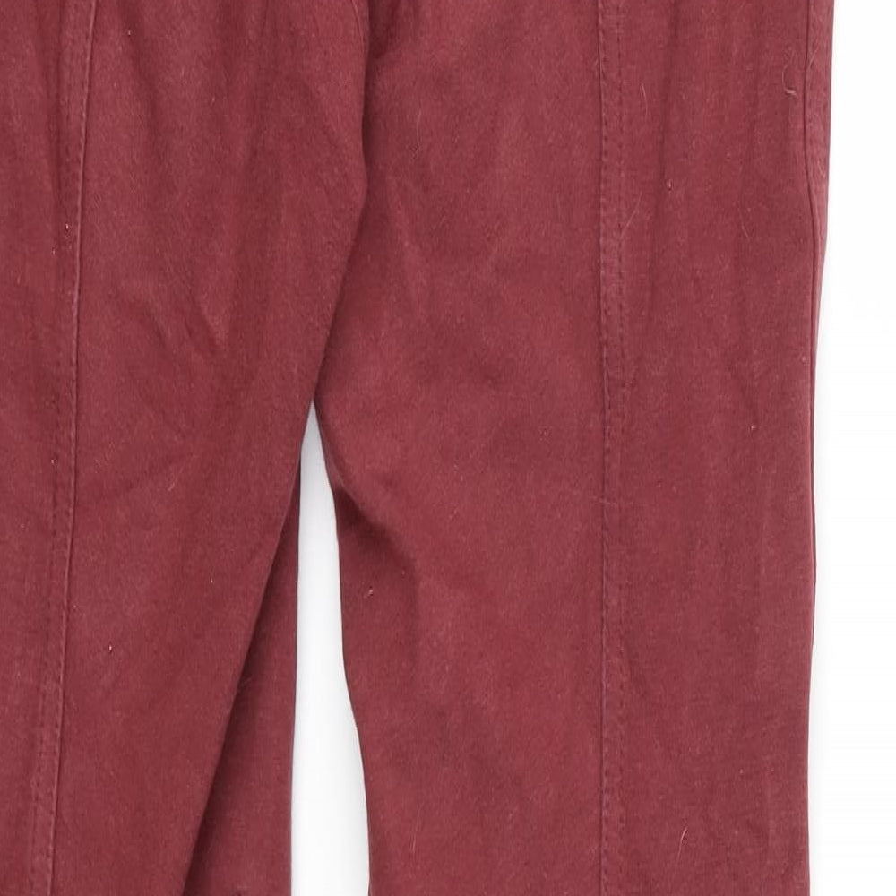 Preworn Womens Red   Trousers  Size 30 in L26 in