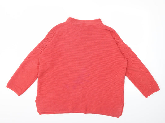 Wallis Womens Pink  Knit Pullover Jumper Size M