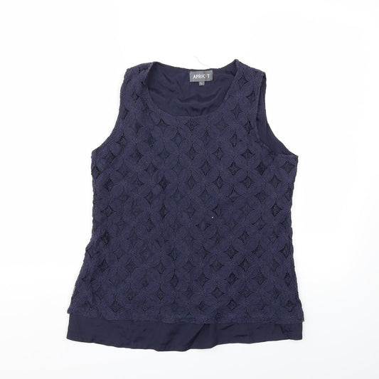 Apricot Womens Blue   Basic Blouse Size L