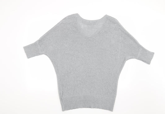 Evie Womens Grey   Pullover Jumper Size L