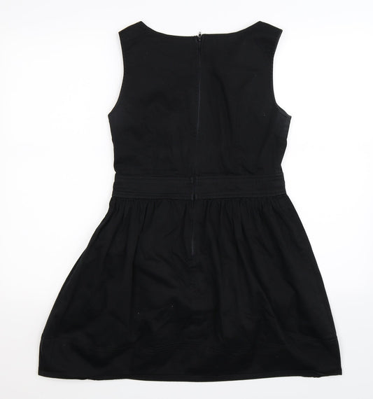GLASSONS Womens Black   Fit & Flare  Size 10
