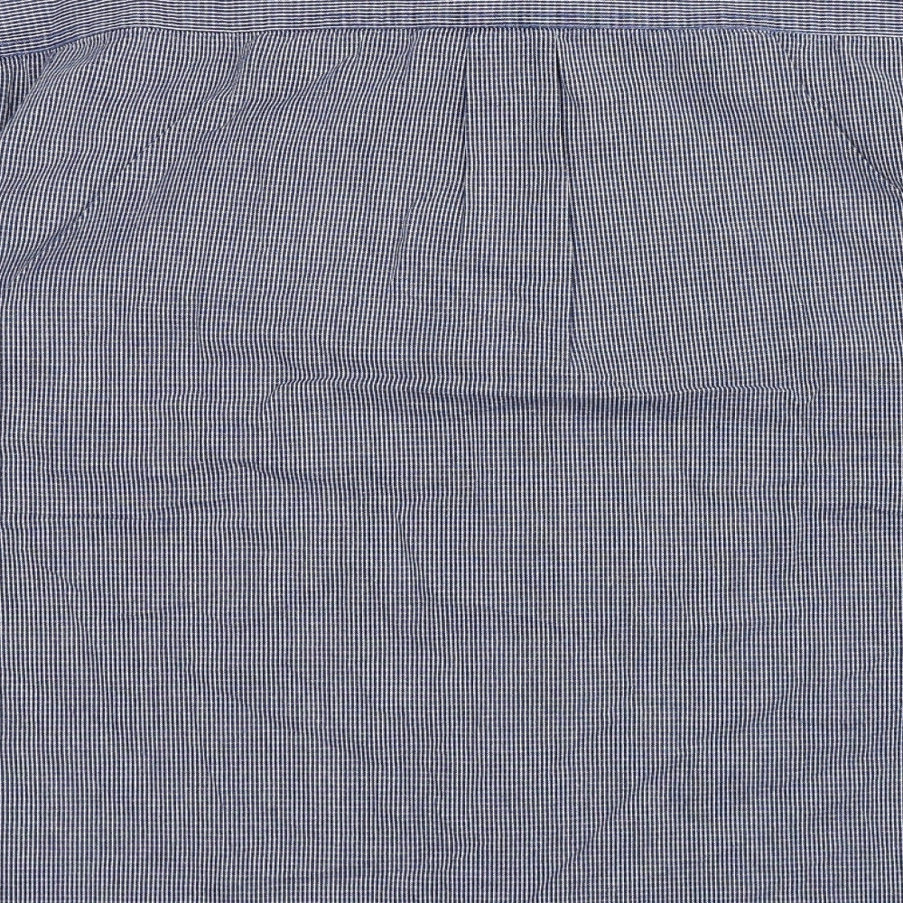Trader Mens Blue    Button-Up Size L