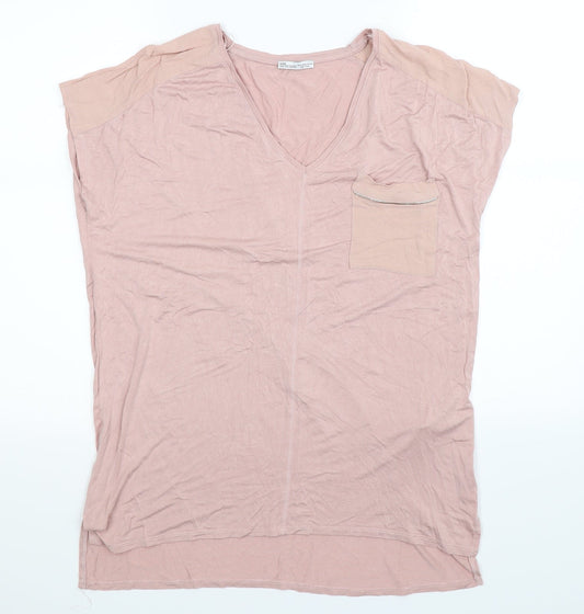 Zara Womens Pink   Basic Tank Size M