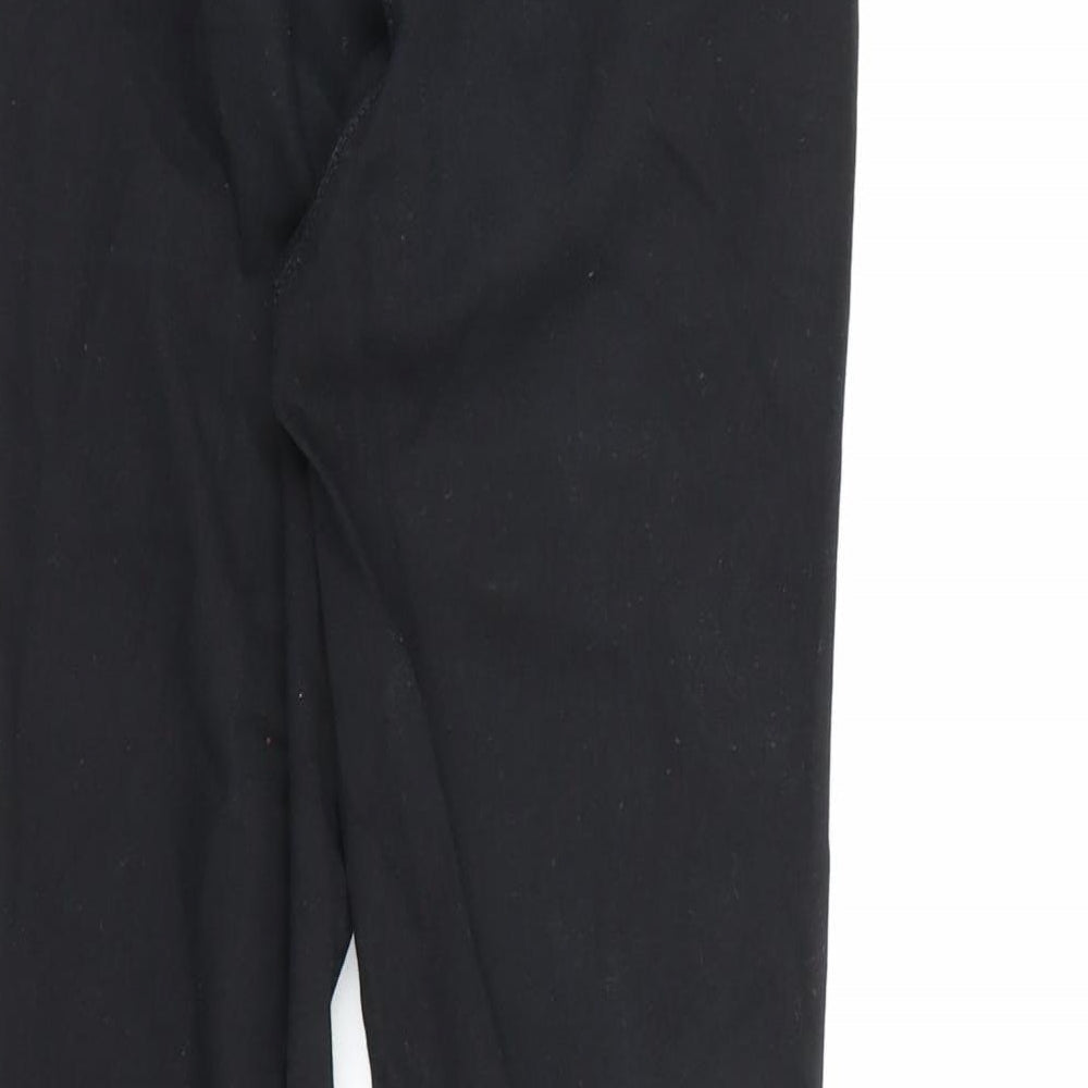 H&M Womens Black  Denim Skinny Jeans Size 6 L26 in