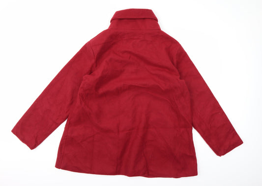 Gabriella Vicenza Womens Red   Pea Coat Coat Size 16