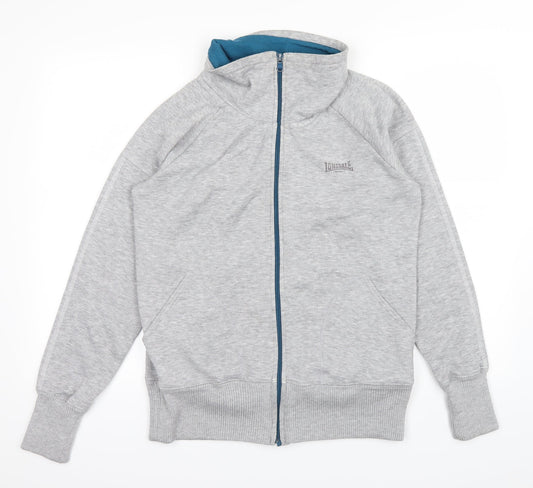 Lonsdale Womens Grey   Full Zip Jumper Size 12