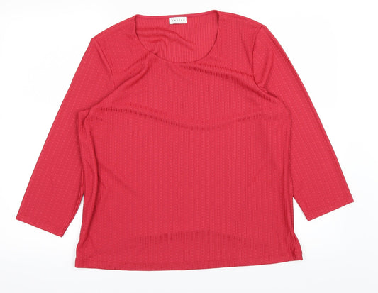 eastx Womens Red   Basic T-Shirt Size 14