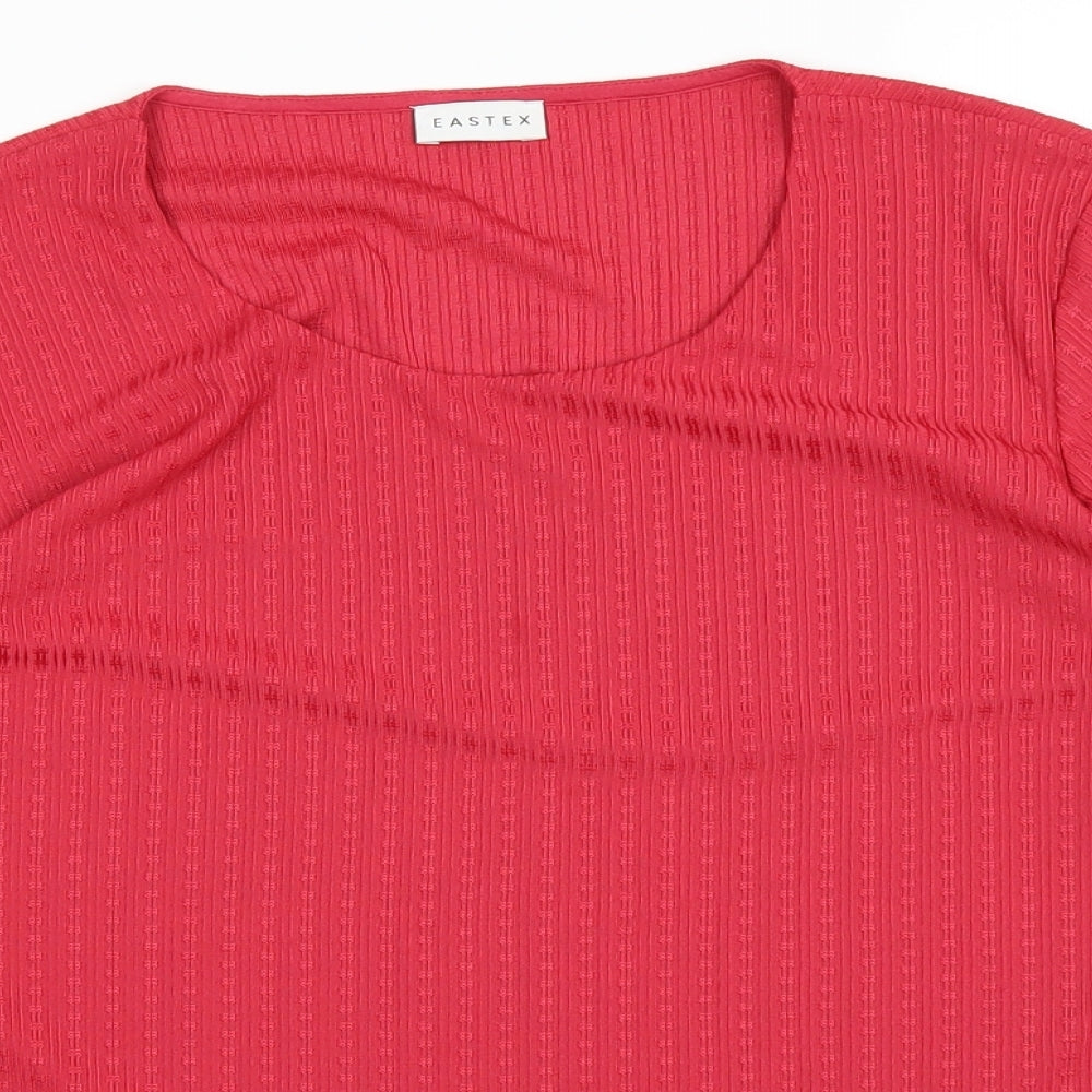 eastx Womens Red   Basic T-Shirt Size 14