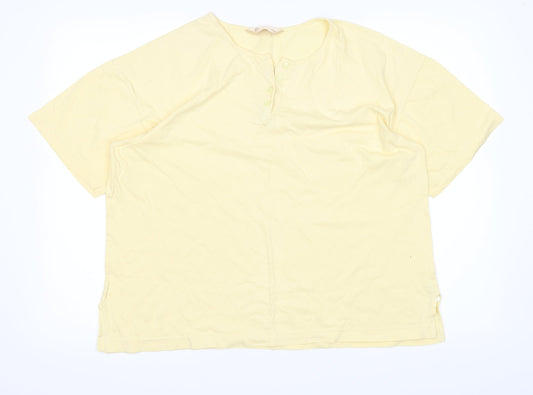 BHS Womens Yellow   Basic T-Shirt Size 14