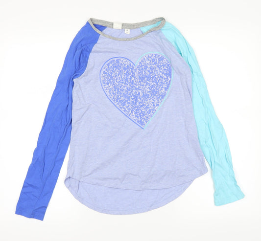 Gap Girls Purple   Basic T-Shirt Size 12 Years