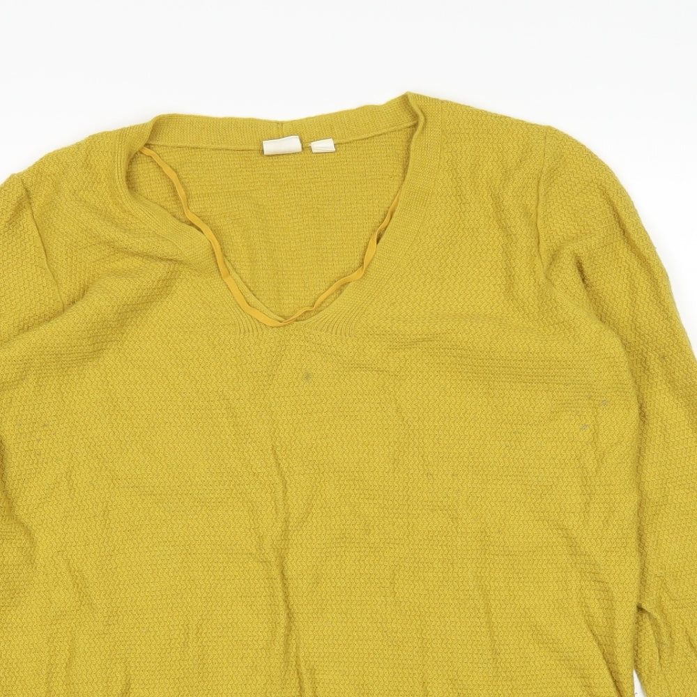 Gap Womens Yellow   Basic T-Shirt Size S