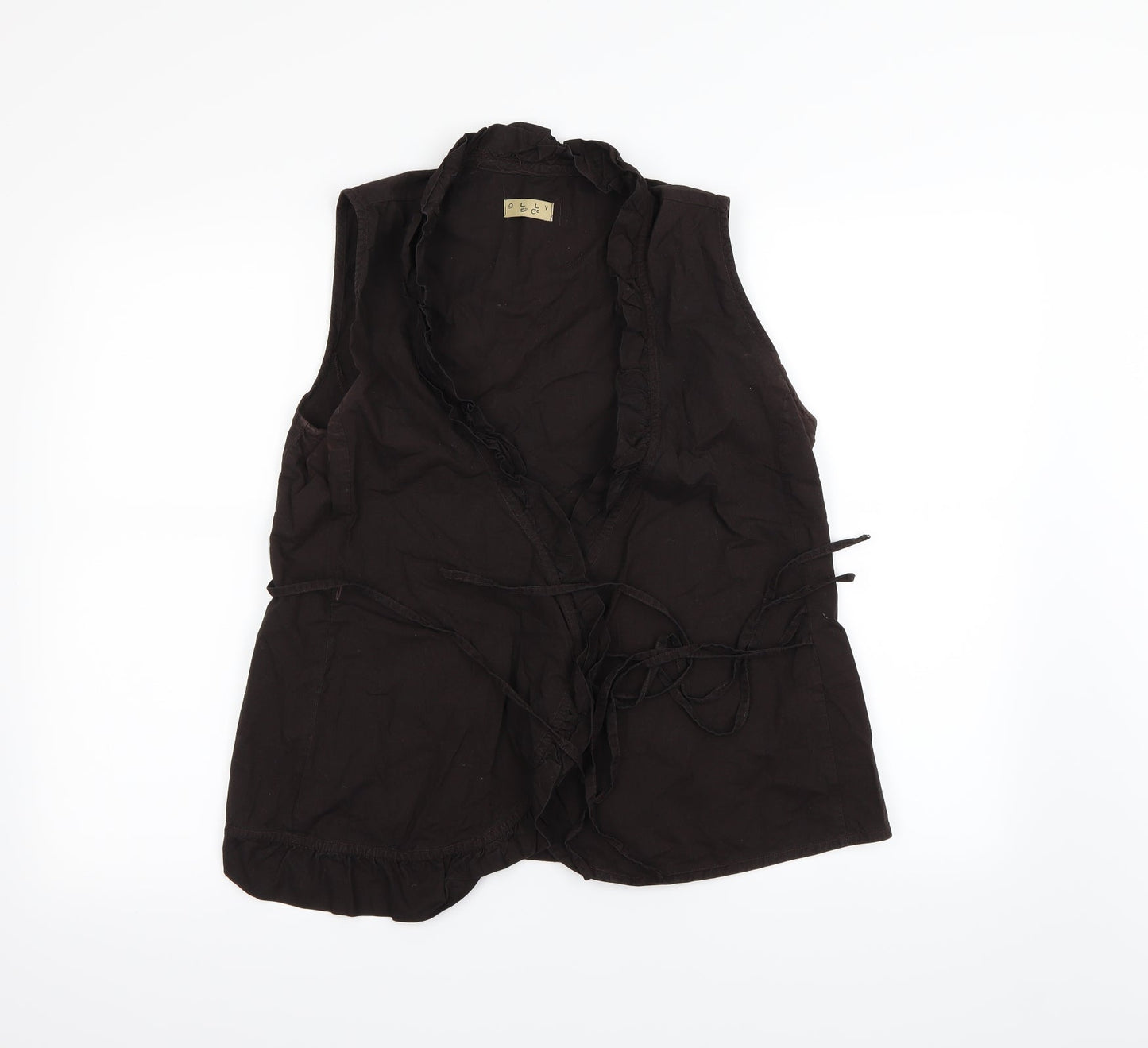 olly Womens Brown   Cardigan Jumper Size 12