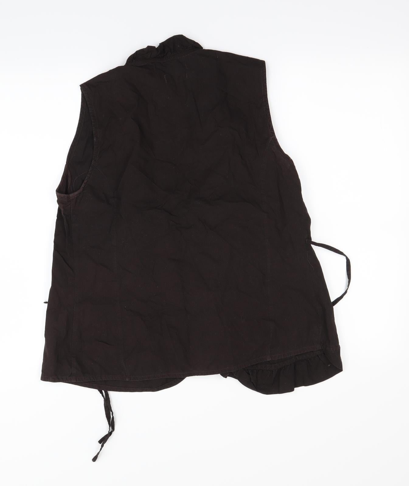 olly Womens Brown   Cardigan Jumper Size 12
