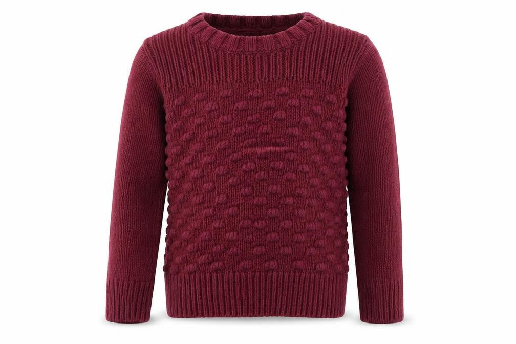 Front view of Gap girls’ purple jumper, size 4-5, years