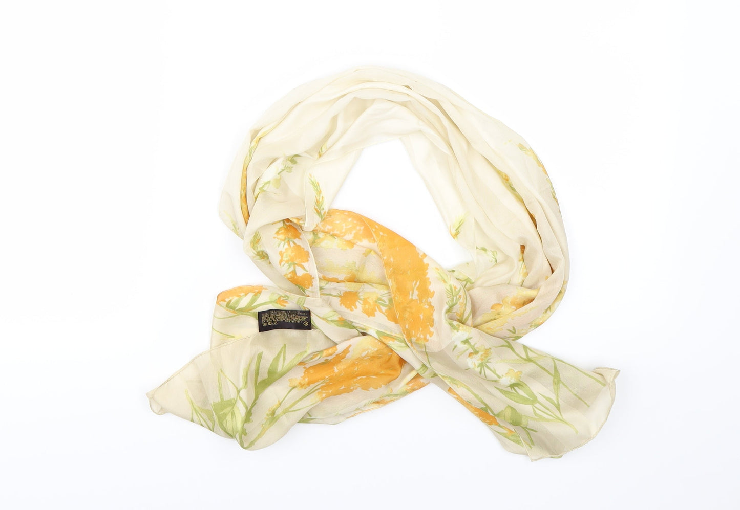 Tie Rack Womens Beige Floral   Scarf